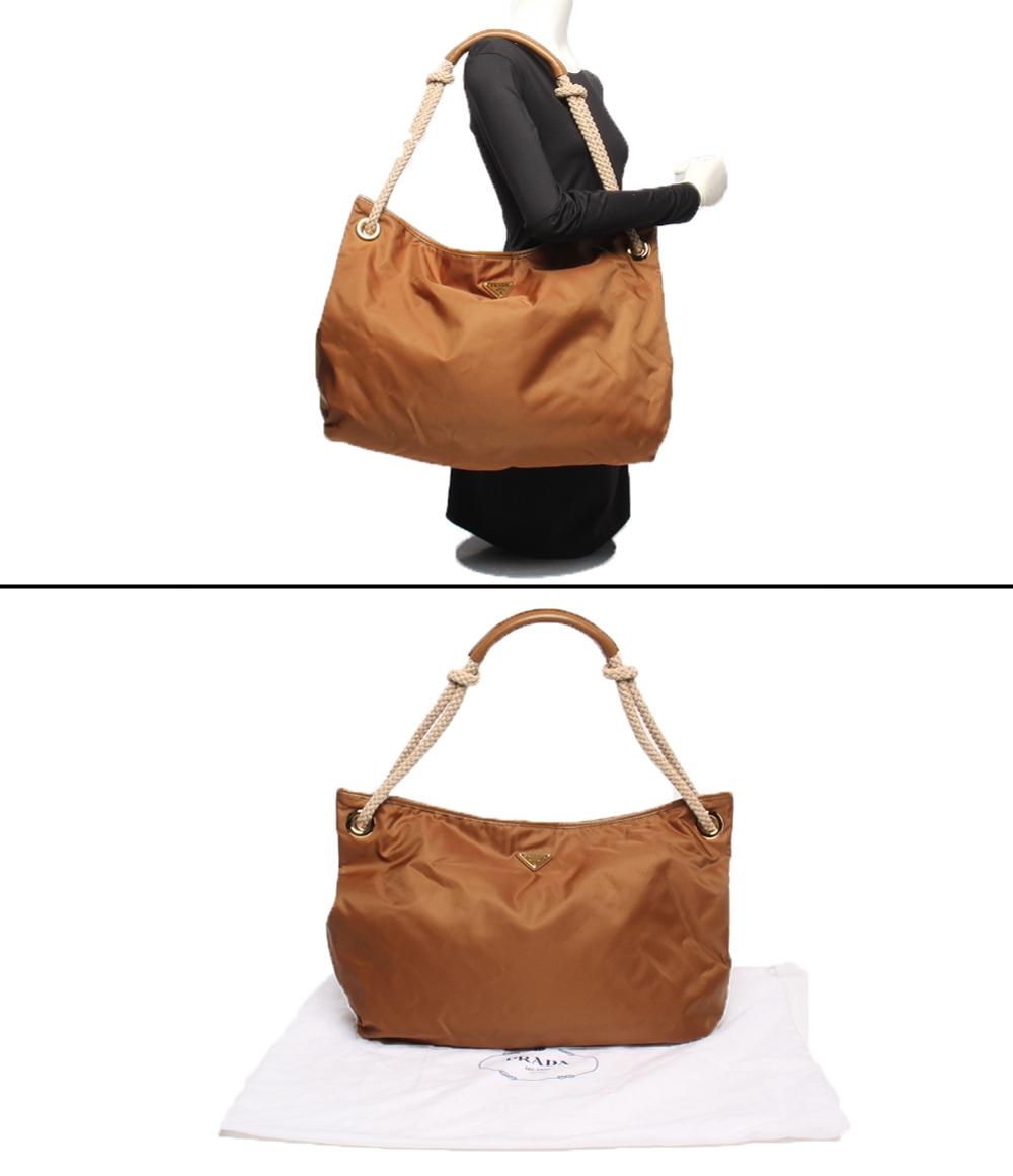 美品 PRADA ショルダーバッグ トートバッグ Re-Nylon 肩掛け マリナー ラージ レディース メンズ プラダ