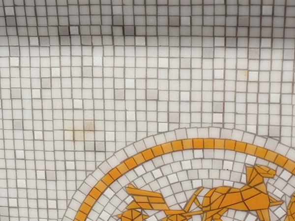 HERMES スクエアプレート 皿 15cm モザイク エルメス