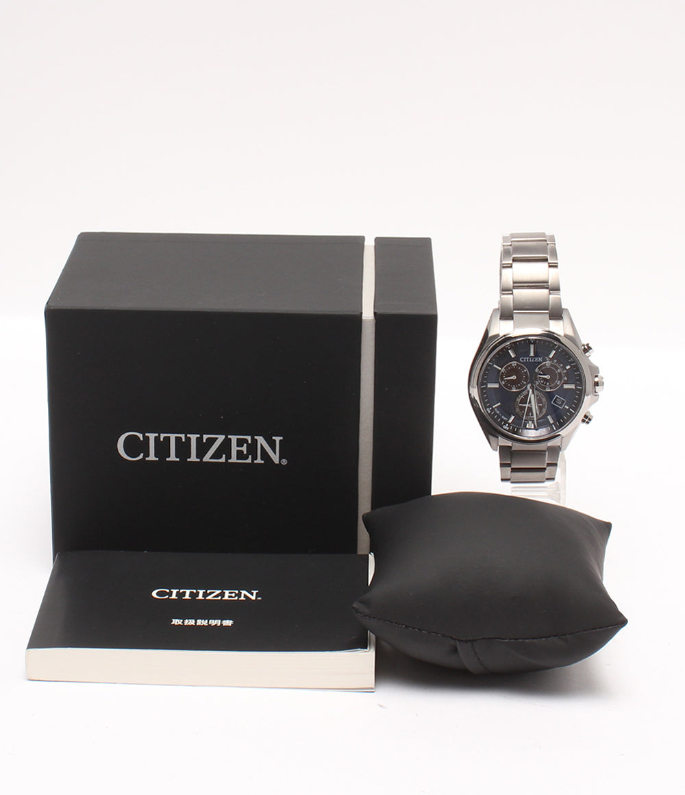 CITIZEN 腕時計 アテッサ ソーラー ネイビー E610-S104203 メンズ シチズン