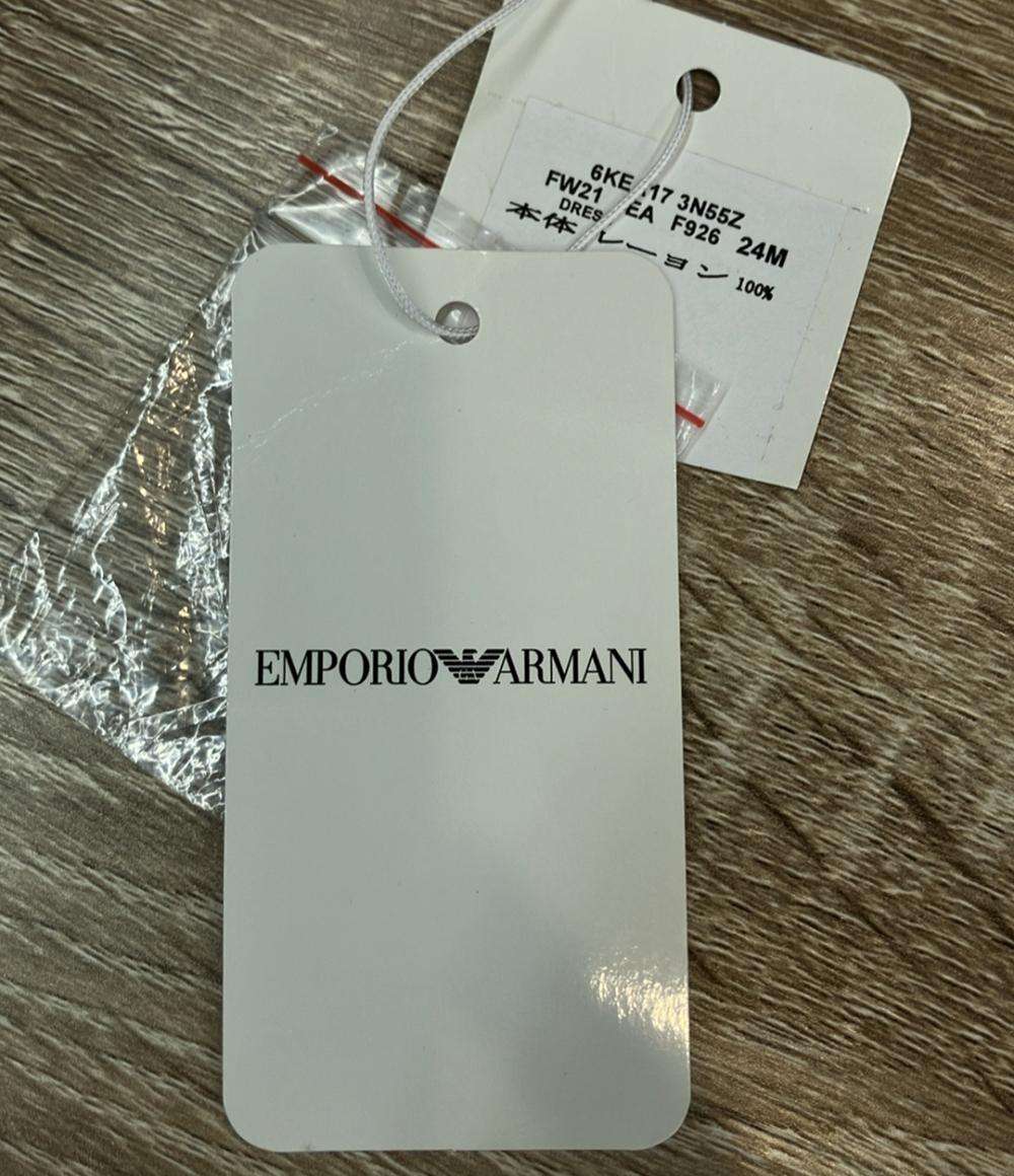 美品 Emporio Armani 長袖ワンピース チェニック タグ付き 6KEA17 3N55Z キッズ SIZE 24M (92cm) エンポリオ・アルマーニ