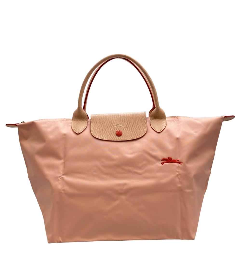 LONGCHAMP ロンシャン ル・プリアージュ トートバッグ ピンク ブラウン 