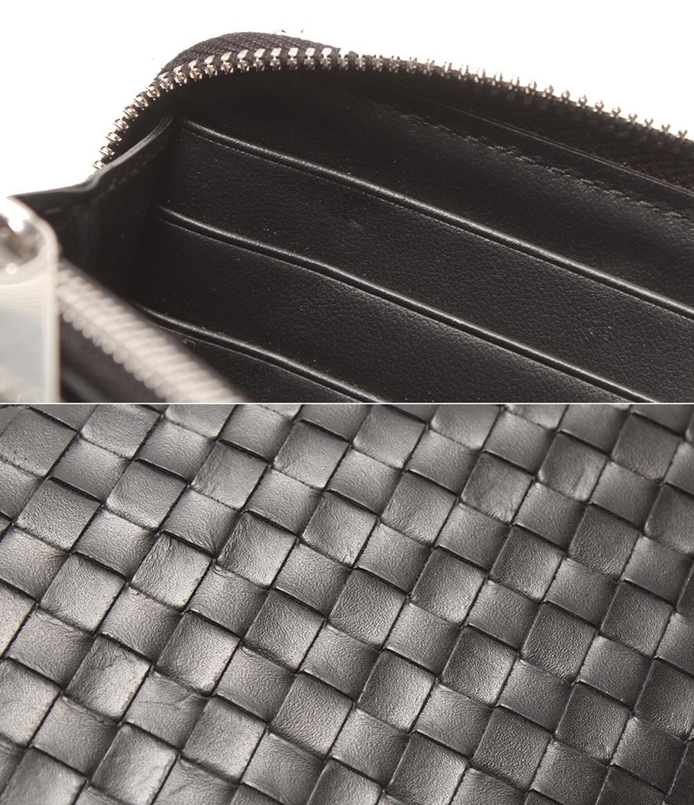 BOTTEGA VENETA ラウンドファスナー長財布 イントレチャート メンズ レディース ボッテガ・ヴェネタ