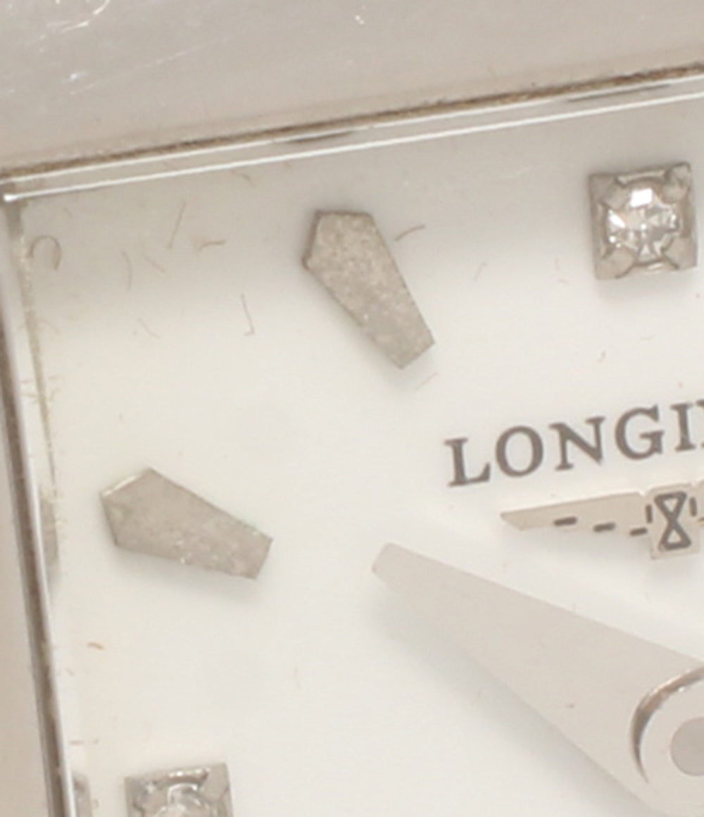 LONGINES 腕時計 ドルチェヴィータ クオーツ ホワイト L5 166.4 レディース ロンジン
