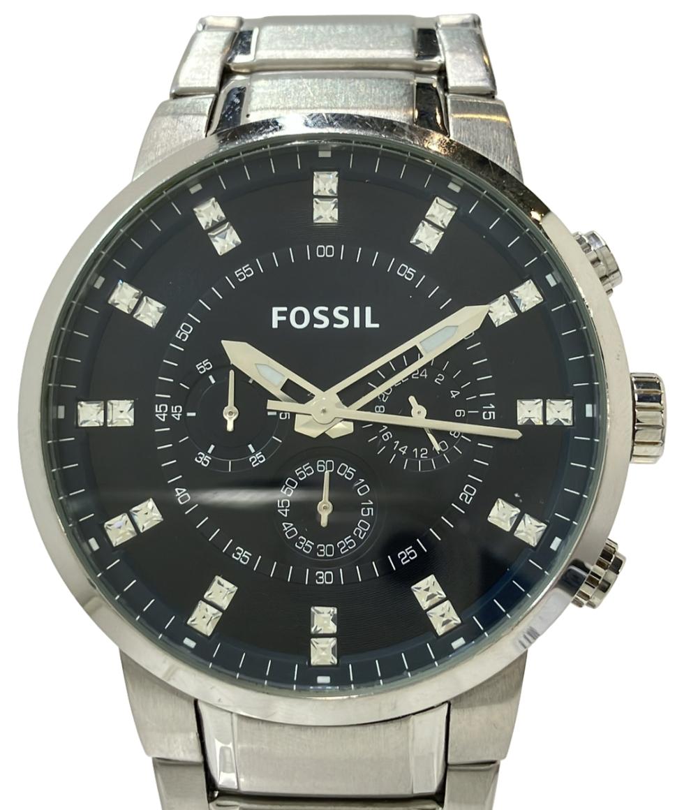 フォッシル 腕時計 クオーツ ブラック FS-4565 メンズ FOSSIL
