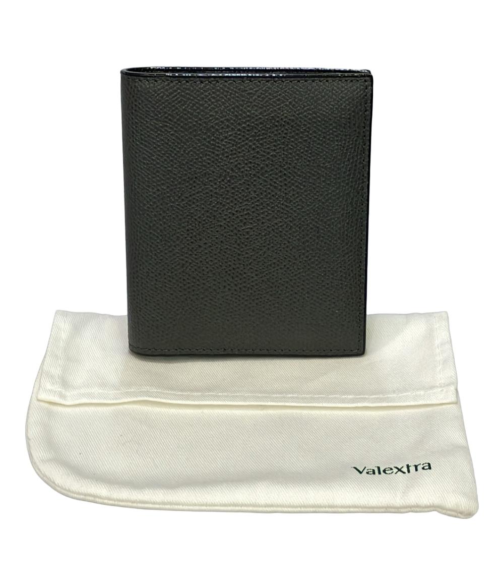 美品 ヴァレクストラ 二つ折り財布 メンズ Valextra