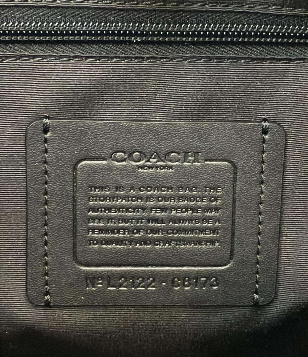 美品 COACH 2way ビジネスバッグ ブリーフケース ショルダーバッグ 斜め掛け C8173 メンズ コーチ