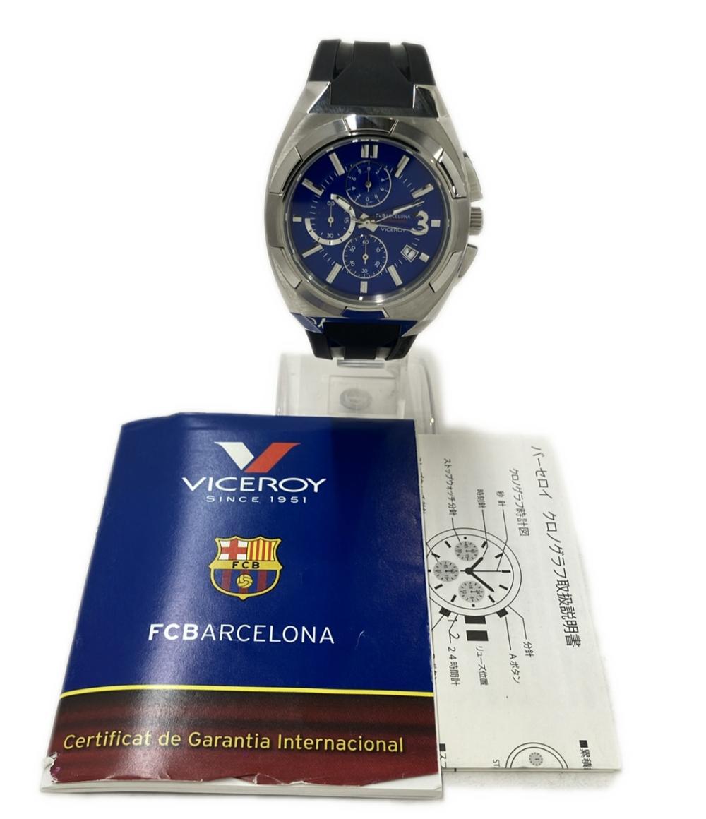 バーセロイ 腕時計 FCバルセロナ クオーツ ブルー メンズ VICEROY