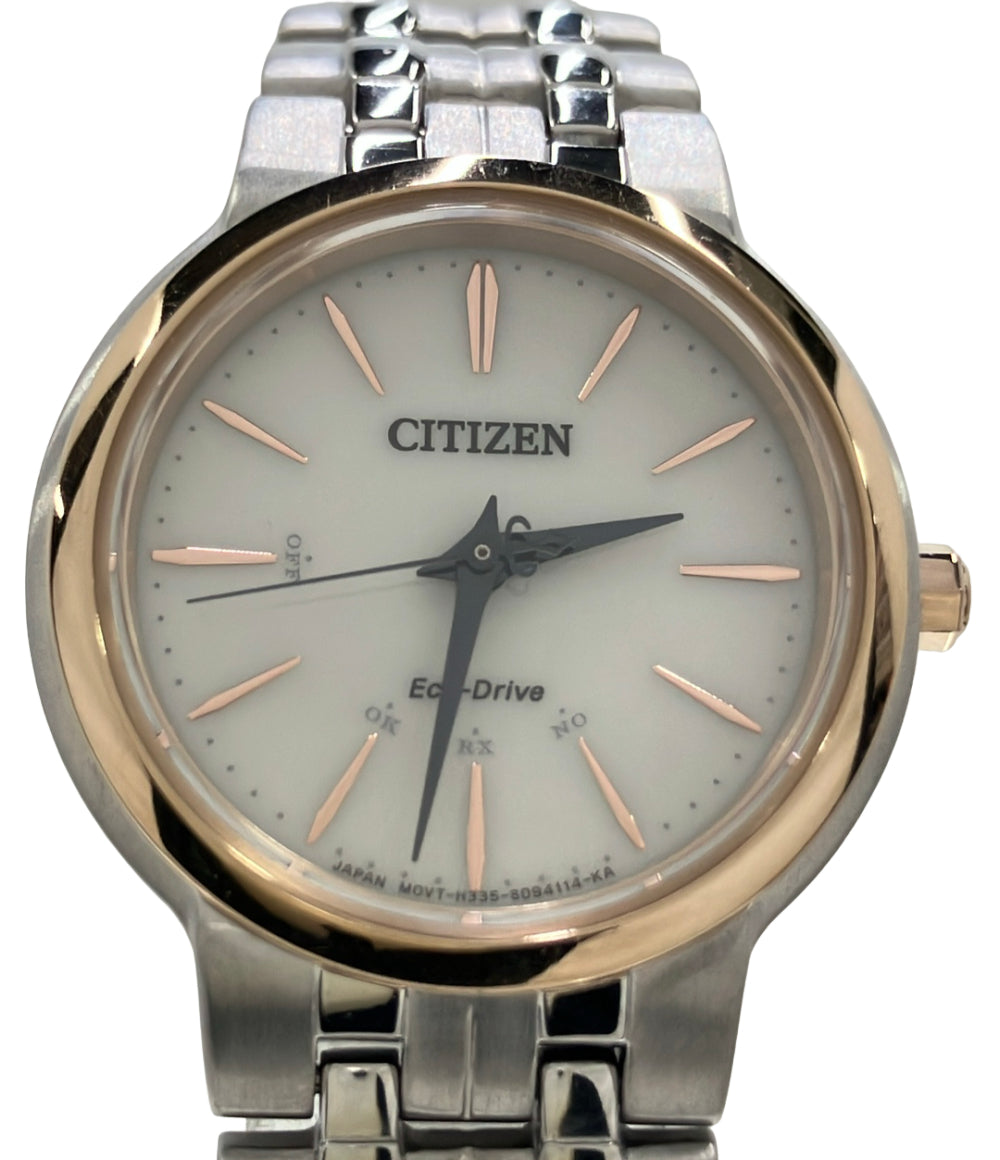極美品　CITIZEN　シチズン　XＣ　H335　レディース　時計　ソーラー CITIZEN 腕時計 ソーラー H335-S063302 レディース シチズン – Rehello