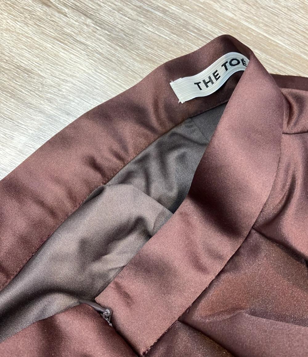 THE TOE ショートパンツ かぼちゃパンツ ブラウン TT24521141 レディース SIZE M ザトゥー