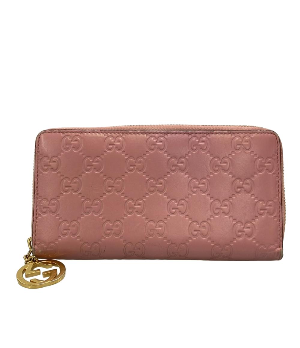GUCCI ラウンドファスナー長財布 グッチシマ 409342 493075 レディース 
