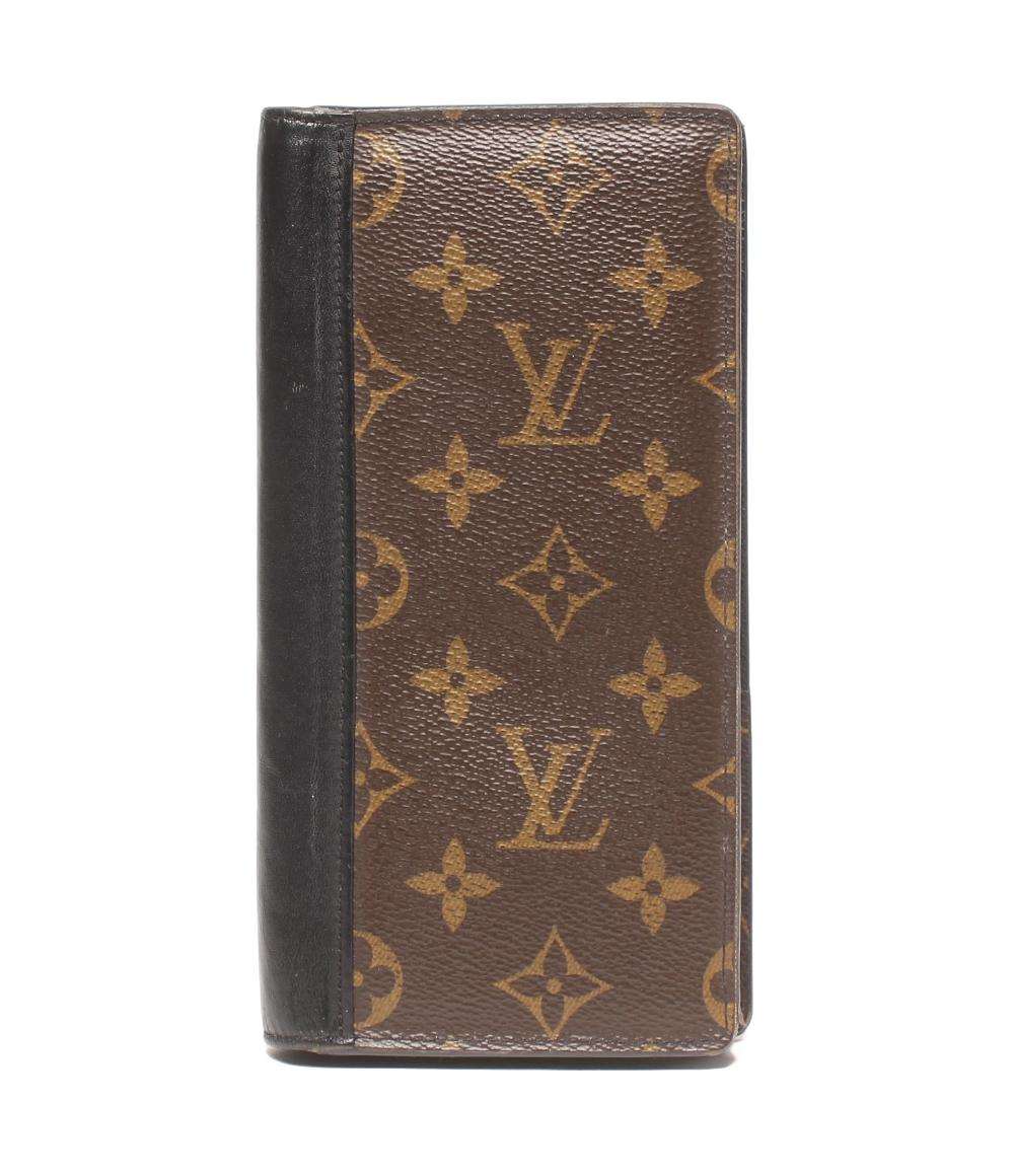 LOUIS VUITTON 長財布 ポルトフォイユ ブラザ モノグラム マカサー