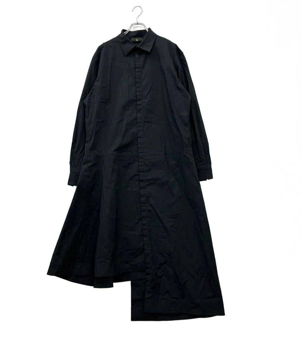 最高 Y-3 ワイスリー Hooded Long Shirt ロング シャツ DY7334 A2E001 M ブラック Y-3 ワイスリー  Hooded Long Shirt ロング シャツ DY7334 A2E001 Y-3 フーデットロングシャツ