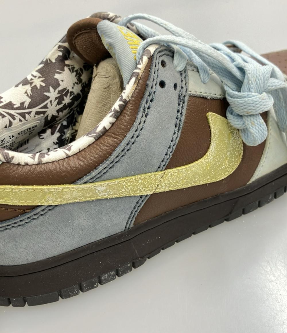 訳あり ナイキ ローカットスニーカー DUNK PREMIUM BISON BARELY BLUE 307696-231 メンズ SIZE 27.0 (L) NIKE