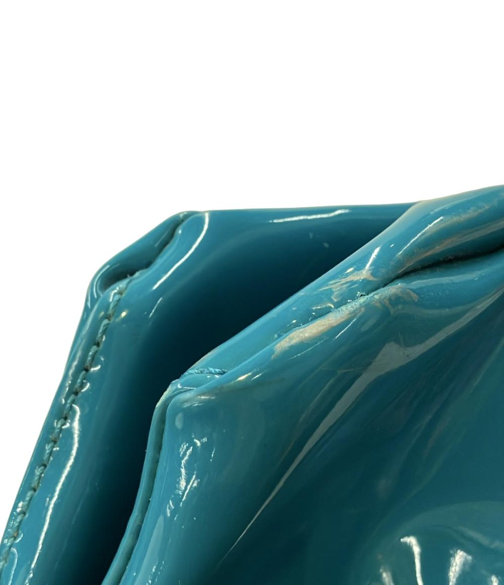 SEE BY CHLOE トートバッグ ショルダーバッグ 肩掛け エナメル ターコイズ レディース シーバイクロエ