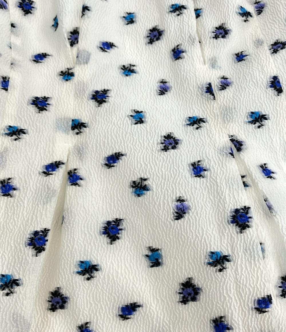 LANVIN en Bleu fleuretteジャガードワンピース レディース SIZE 36 ランバンオンブルー