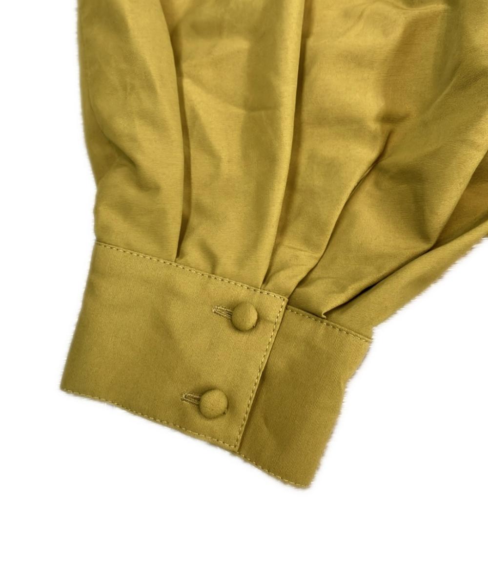 美品 半袖ワンピース パフスリーブワンピース レディース cygne