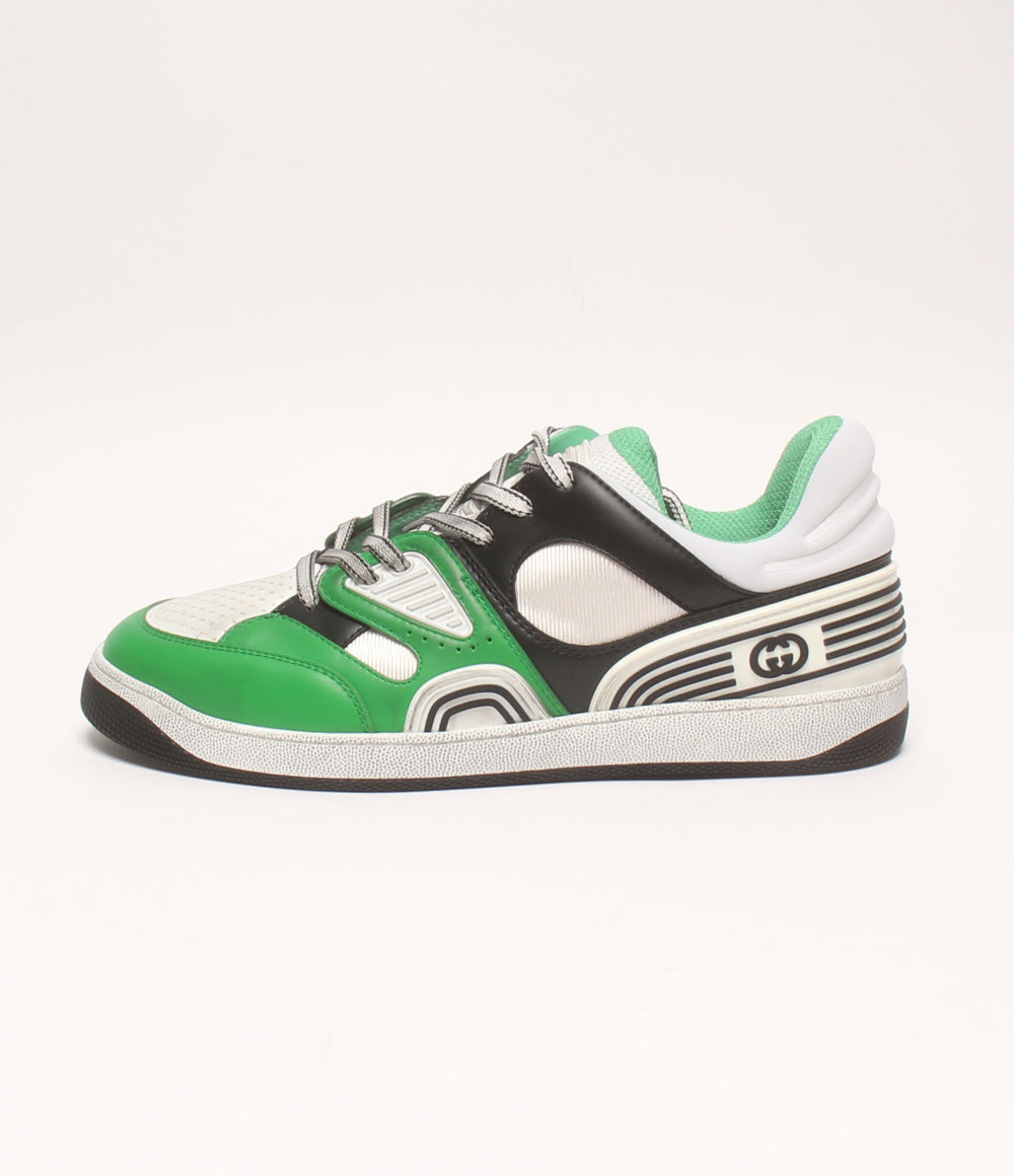 グッチ 美品 ローカットスニーカー バスケット メンズ SIZE 8 1/2 (L) GUCCI