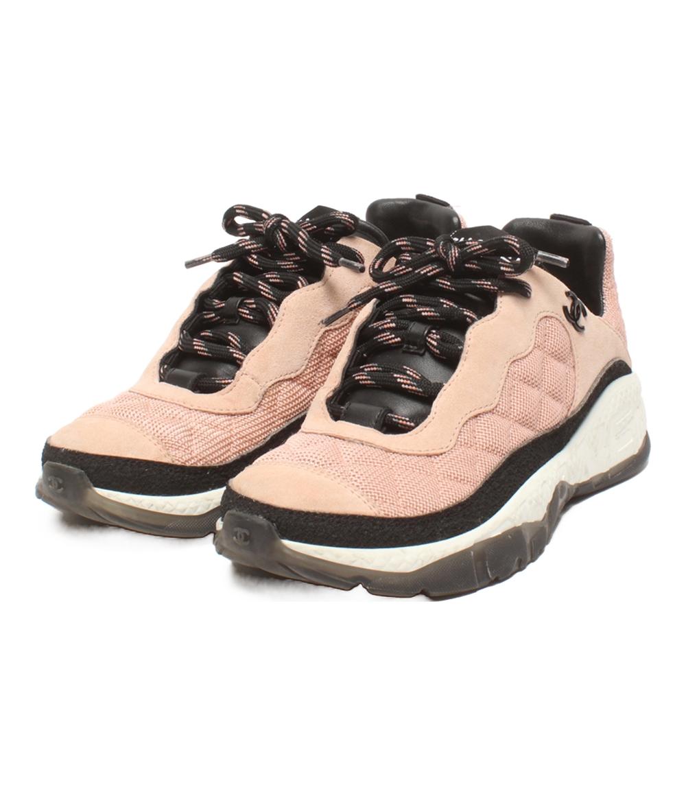 シャネル ローカットスニーカー ココマーク G38290 レディース SIZE 37 