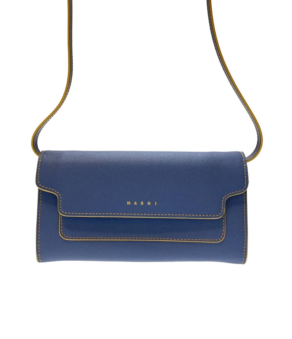 美品 MARNI ショルダーウォレット 斜め掛け レディース マルニ 