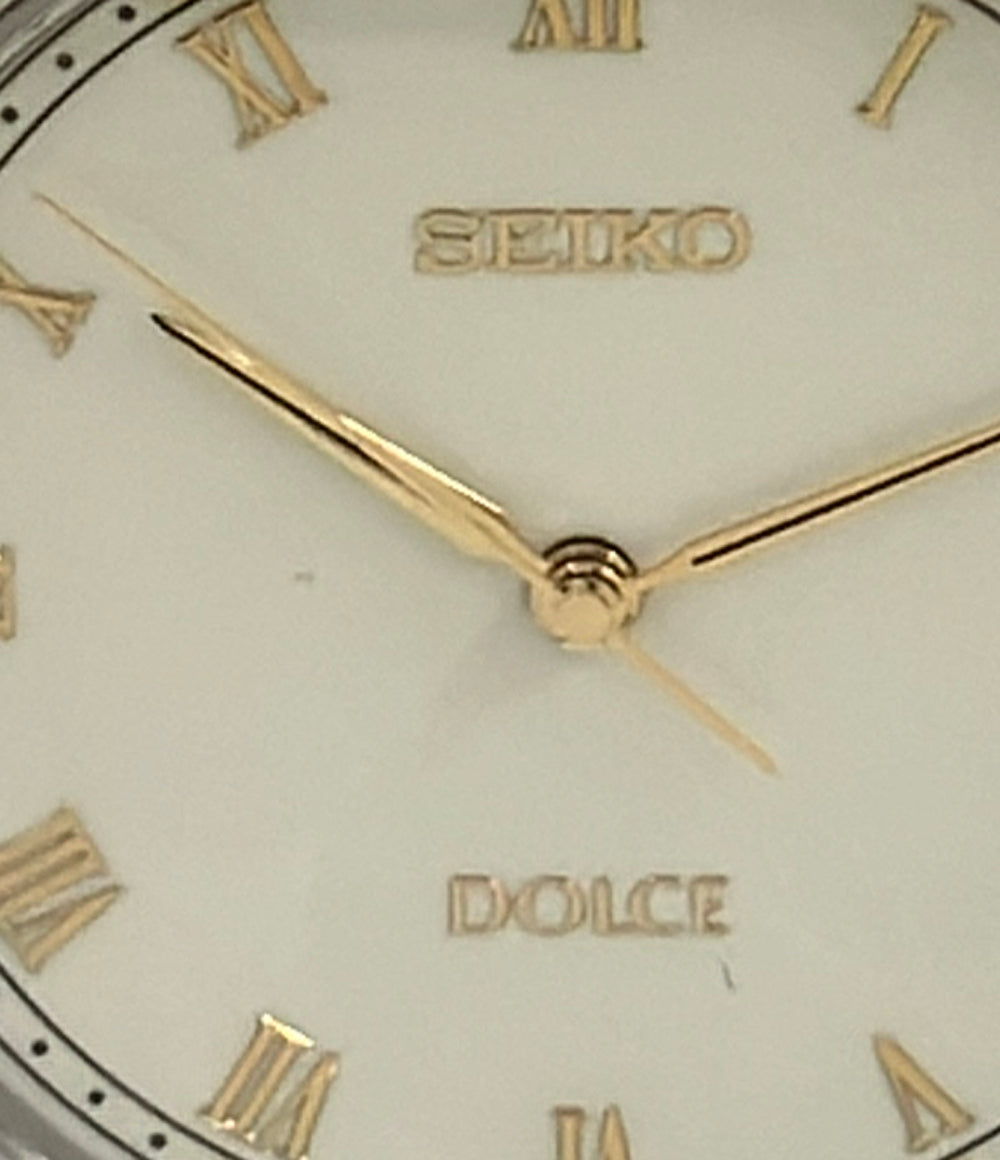 SEIKO 腕時計 ドルチェ DOLCE クオーツ 5E31-6E40 メンズ セイコー