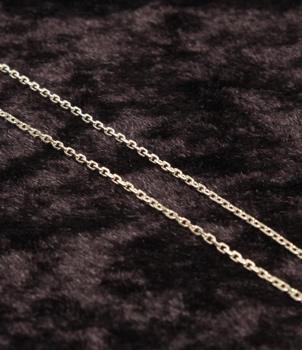 美品 ワコー ネックレス K18 SV925 ホワイトトパーズ レディース WAKO