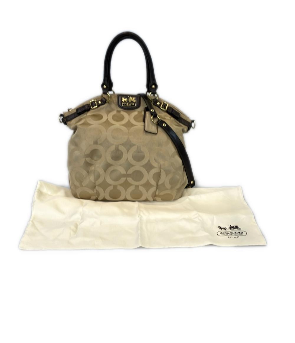 COACH 2WAY ハンドバッグ ショルダーバッグ 斜め掛け オプアート 18649 レディース コーチ