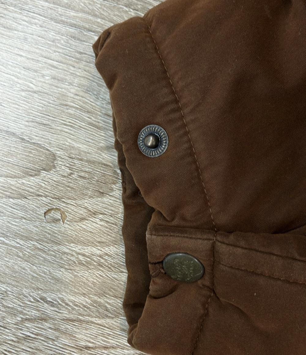 Burberrys 中綿コート 刺繍ロゴ フード付き インポート ブラウン FDA57-502-50 レディース SIZE 7AR (S) バーバリーズ