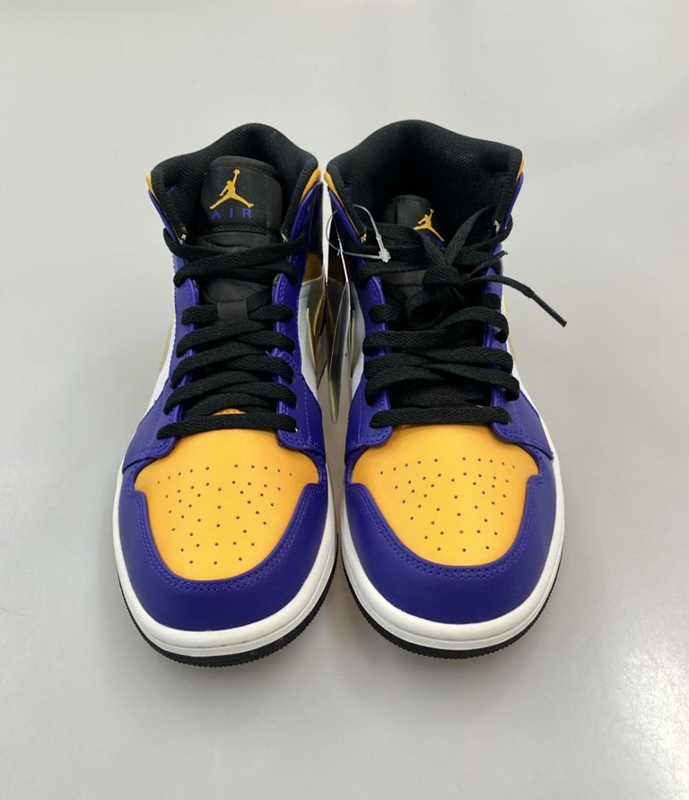 美品 ナイキ ミドルカットスニーカー AIR JORDAN 1 MID DQ8426-517 メンズ SIZE 26.5 (M) NIKE