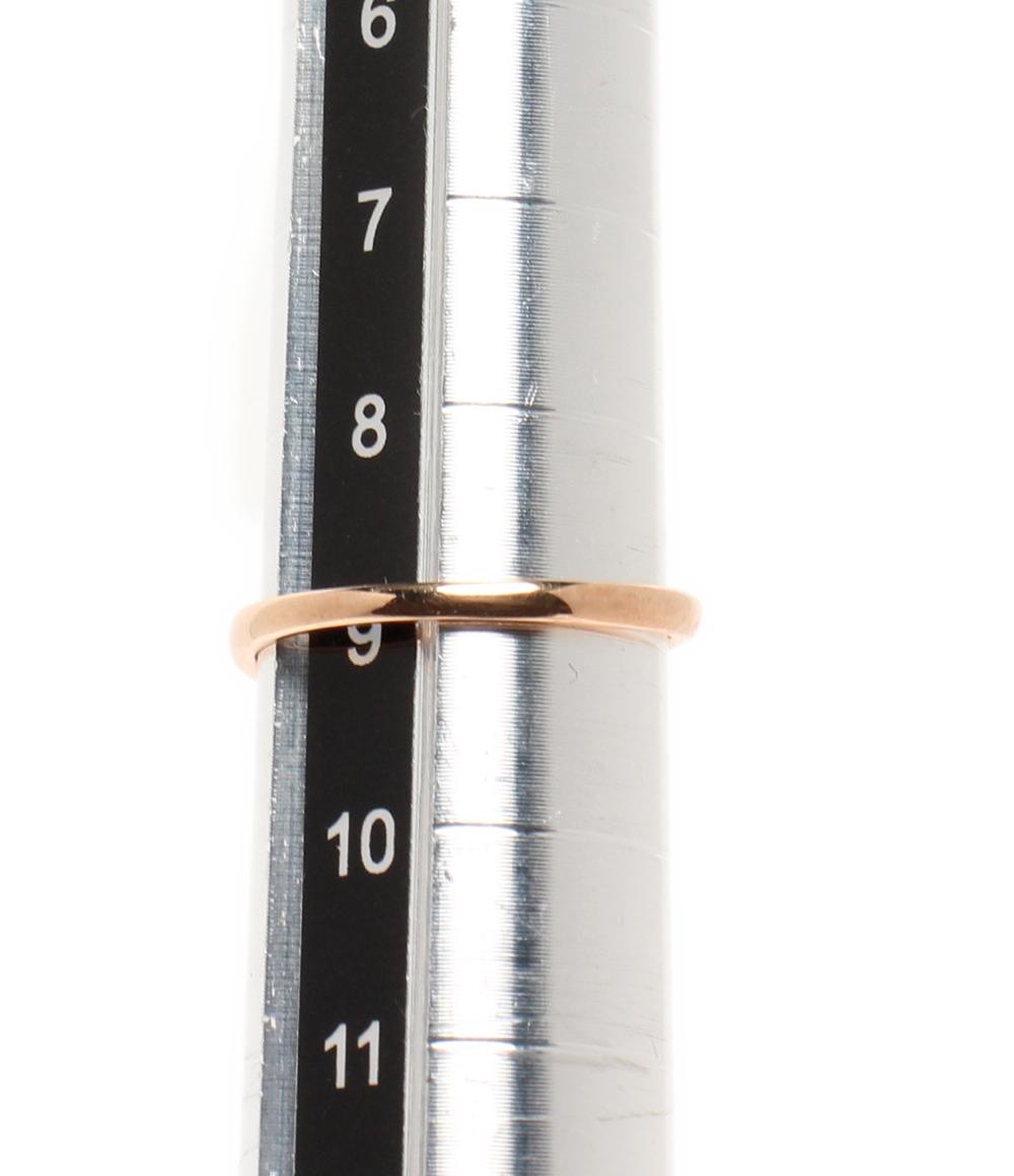 美品 VENDOME AOYAMA リング 指輪 K10 ダイヤ 1P レディース SIZE 9号 ヴァンドームアオヤマ