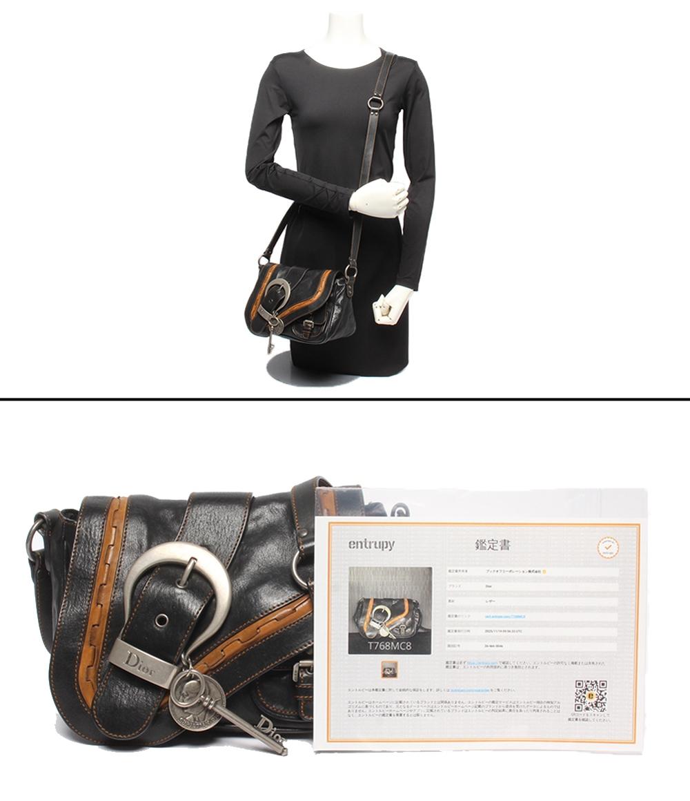 Christian Dior ショルダーバッグ 斜め掛け ガウチョ ミニ レディース クリスチャンディオール