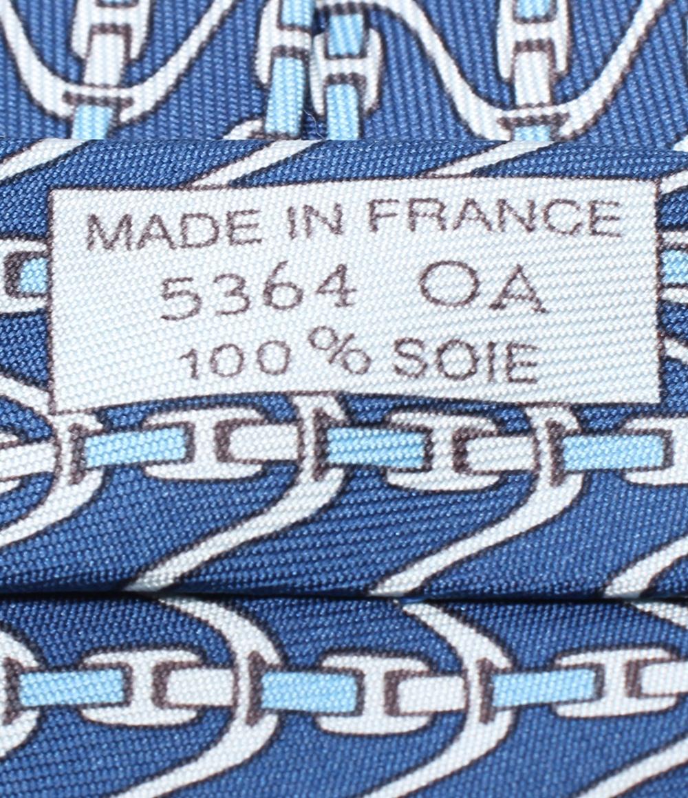 美品 エルメス ネクタイ シルク100% メンズ HERMES