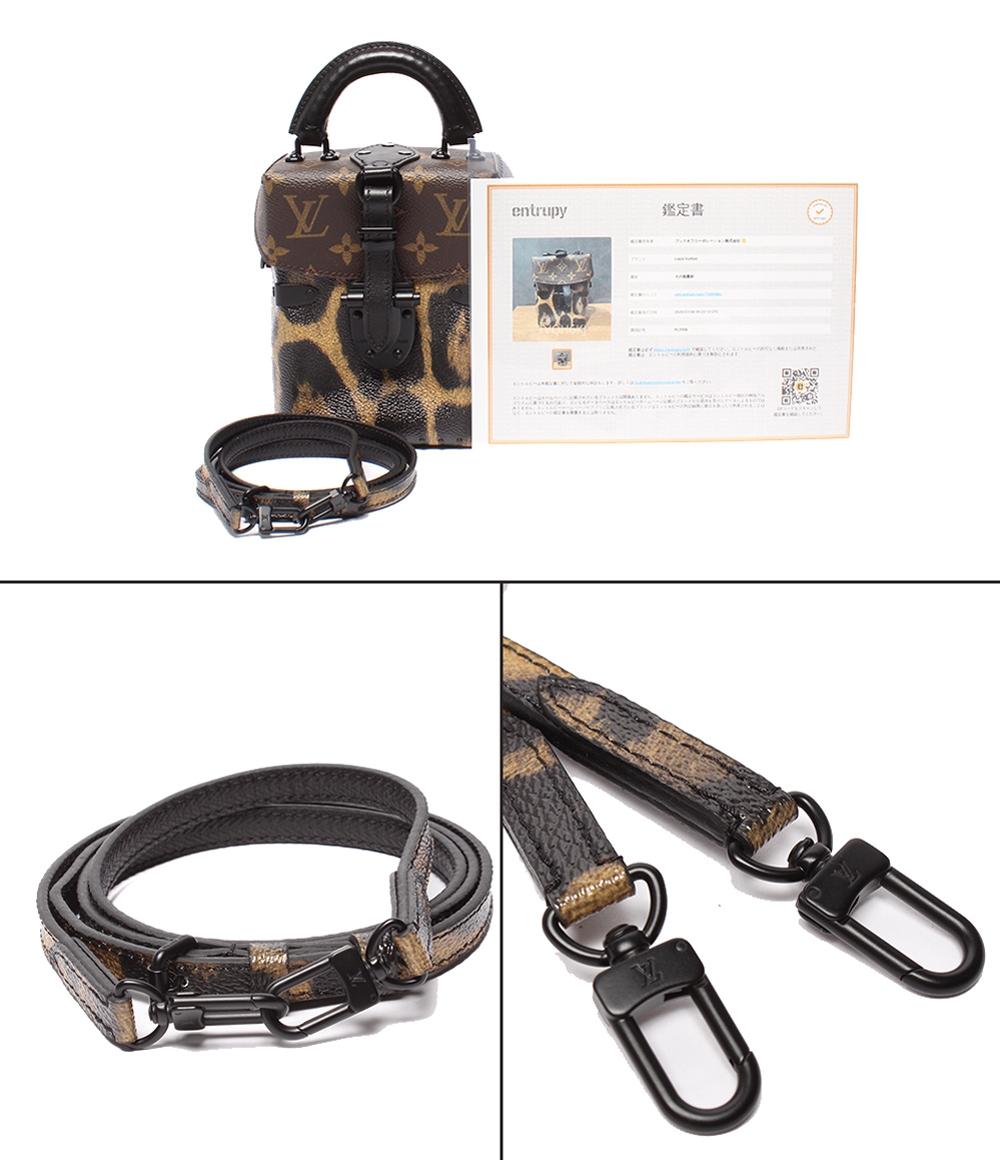 美品 ルイ・ヴィトン 2way ハンドバッグ ショルダーバッグ 斜め掛け カメラボックス モノグラム レオパード M43001 レディース LOUIS VUITTON