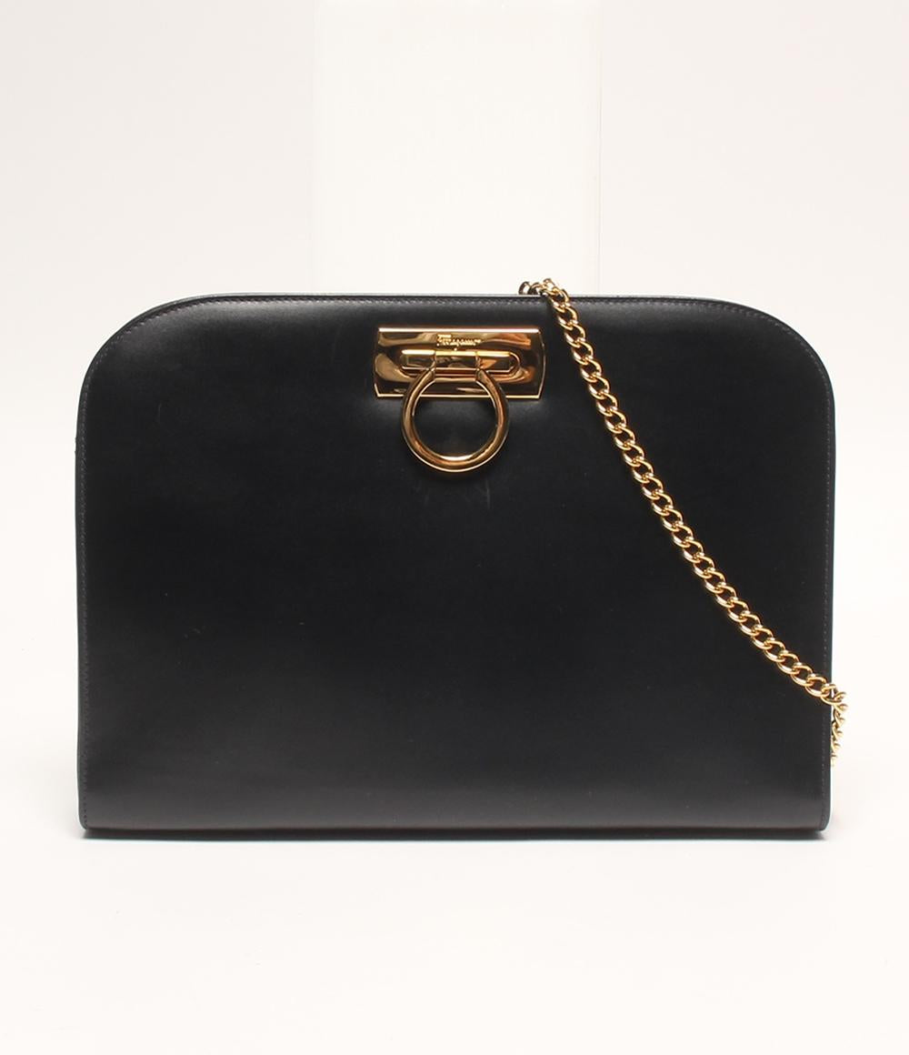 Salvatore Ferragamo チェーンショルダーバッグ 斜め掛け ガンチーニ