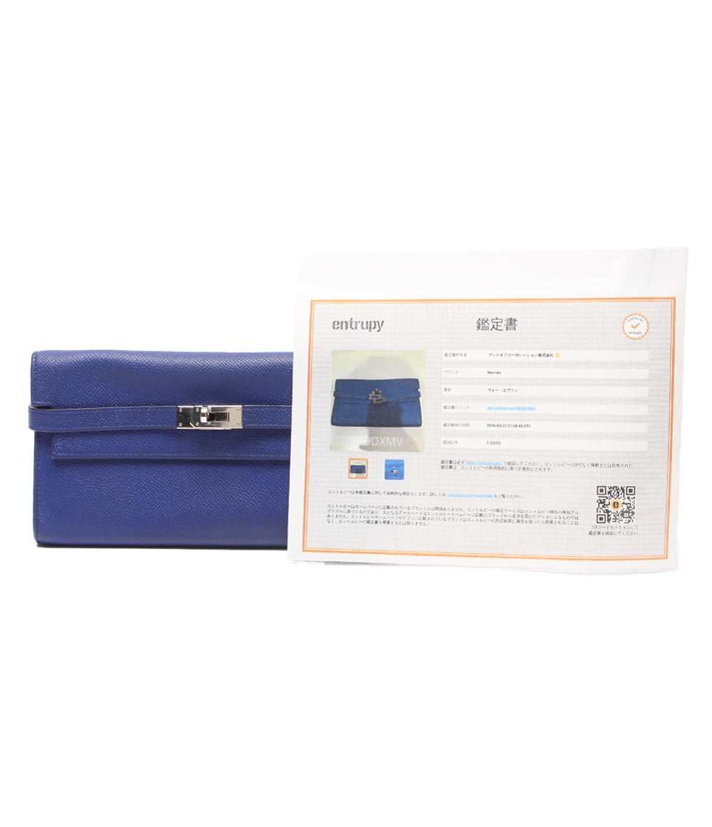 HERMES 長財布 T刻印 シルバー金具 ケリーウォレット レディース エルメス