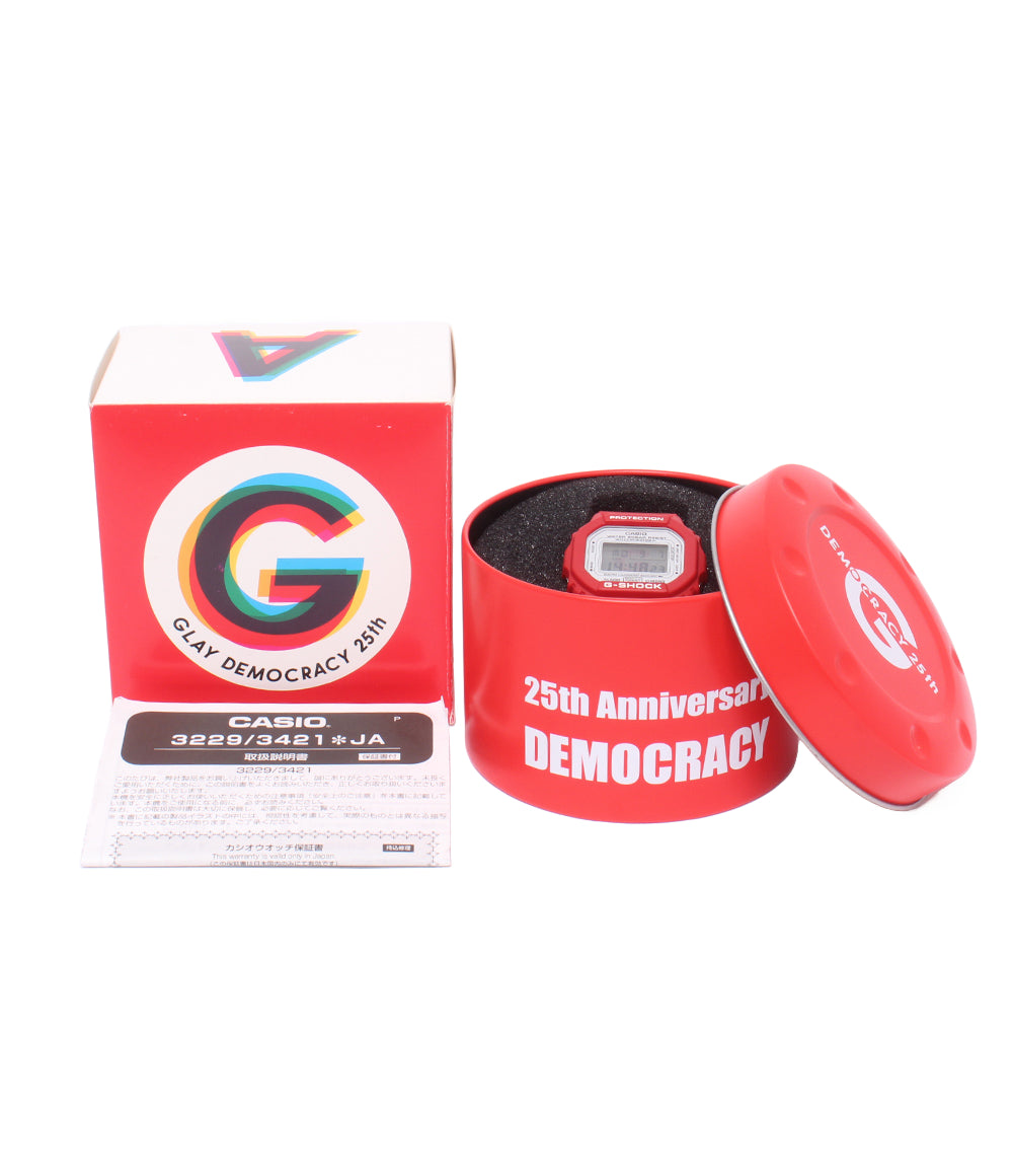 CASIO 腕時計 GLAY 25th Anniversary LIMITED DEMOCRACY G-SHOCK クオーツ DW-5600VT メンズ カシオ