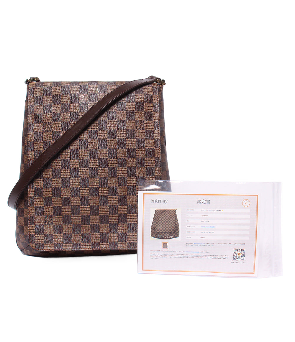 LOUIS VUITTON ショルダーバッグ 斜め掛け ミュゼット ダミエ エベヌ N51302 レディース ルイ・ヴィトン