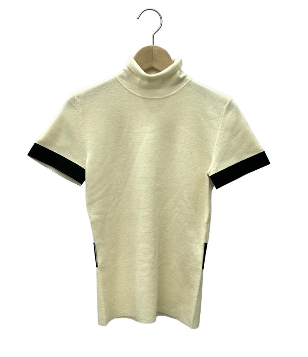 ヴァレンティノ 半袖ニット タートルネック レディース