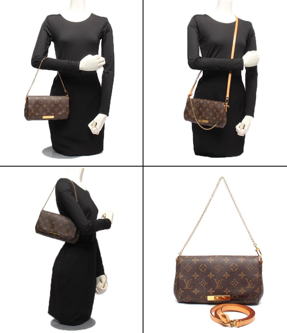 LOUIS VUITTON 2wayショルダーバッグ ハンドバッグ 肩掛け 斜め掛け モノグラム フェイボリットPM M40717 レディース ルイ・ヴィトン