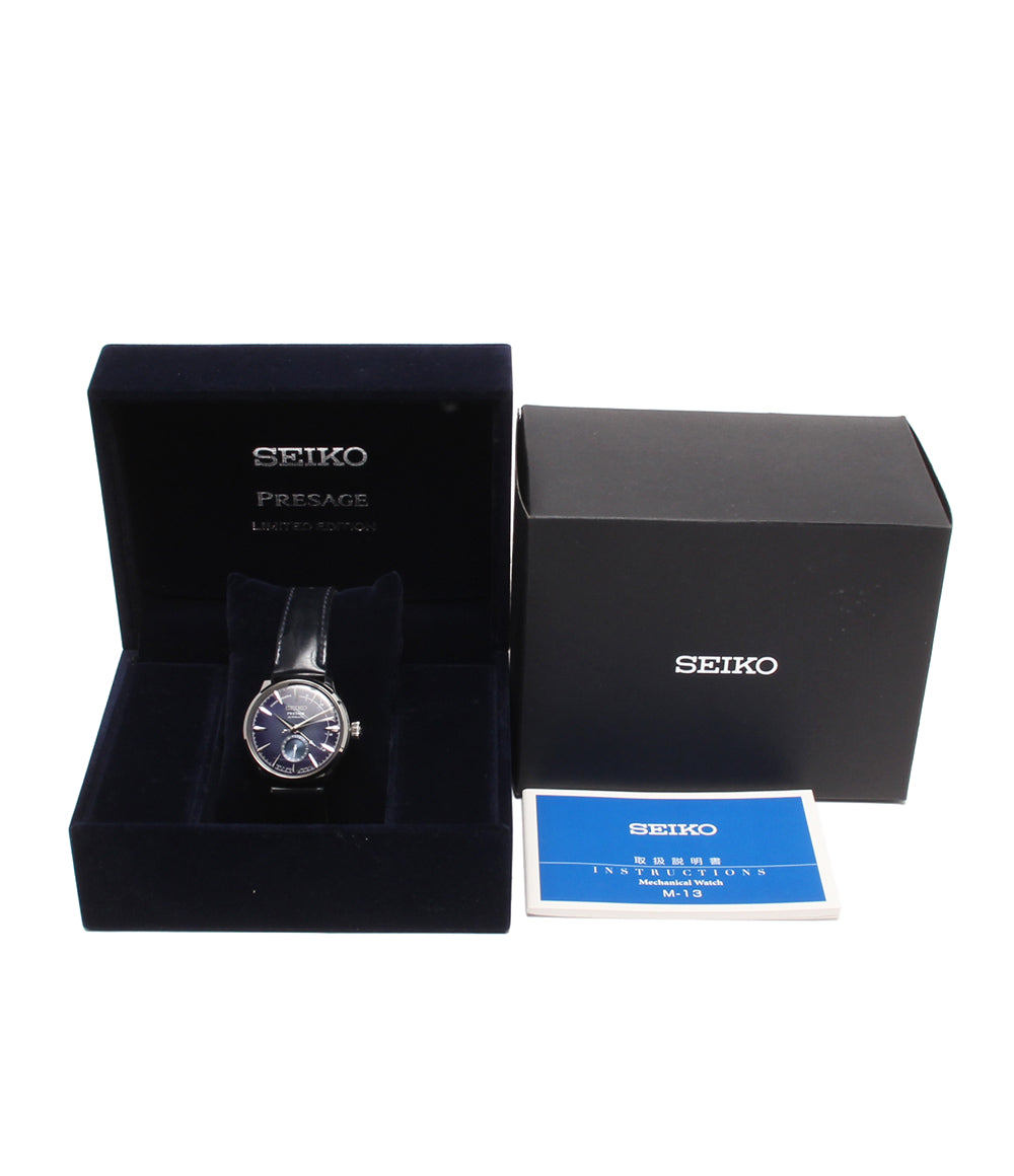 SEIKO 腕時計 SARY087 プレサージュ 自動巻き ネイビー 4R57-00F0 メンズ セイコー