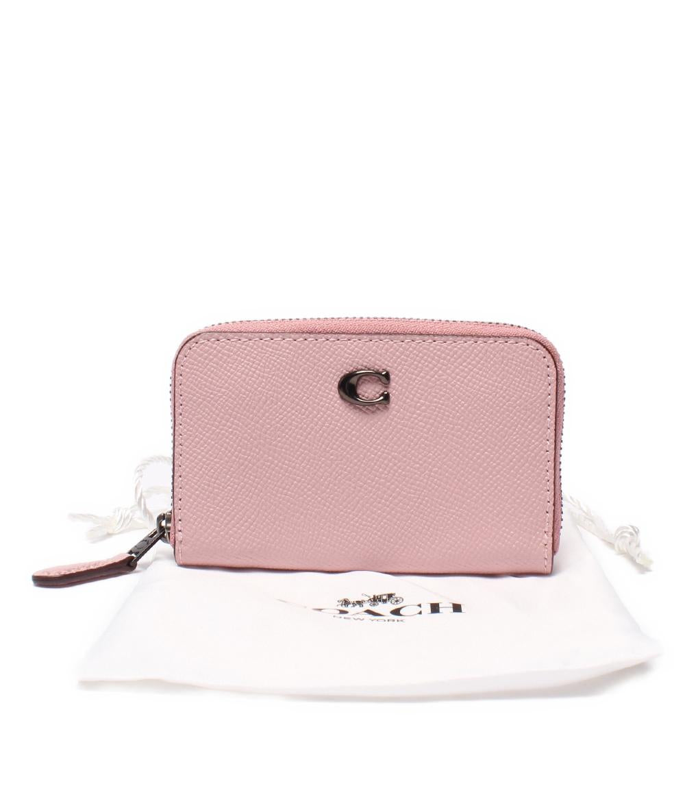 美品 COACH スモールジップアラウンドカードケース コインケース C6723 レディース コーチ