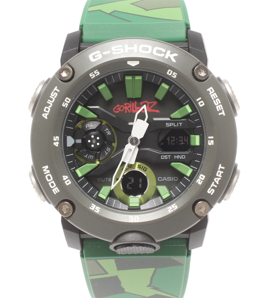 美品 CASIO 腕時計 Gorillaz コラボ ゴリラズ G-SHOCK クオーツ