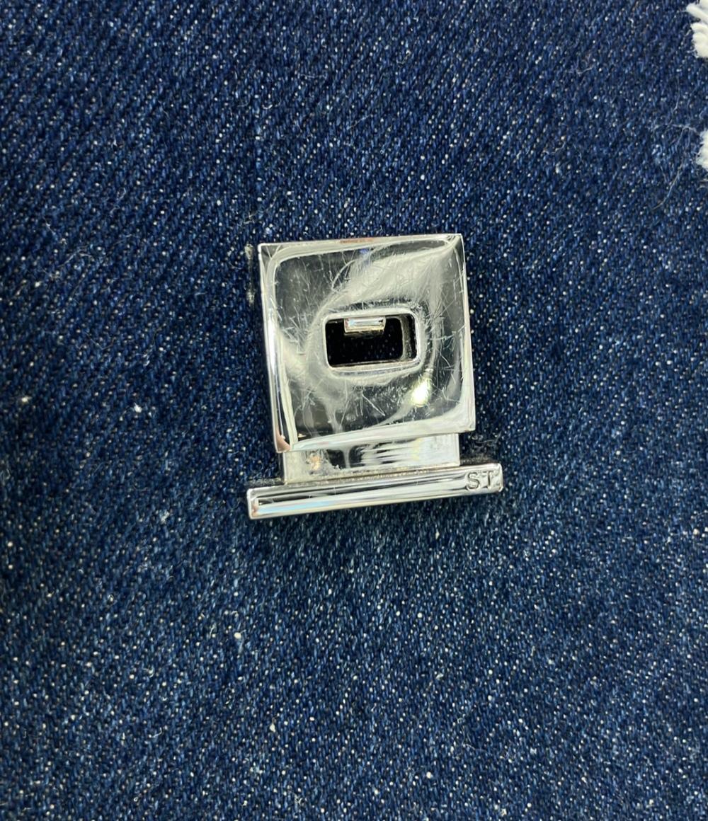 Samantha Thavasa Barbie 2wayハンドバッグ ショルダーバッグ デニム 内側花柄 レディース サマンサタバサ バービー