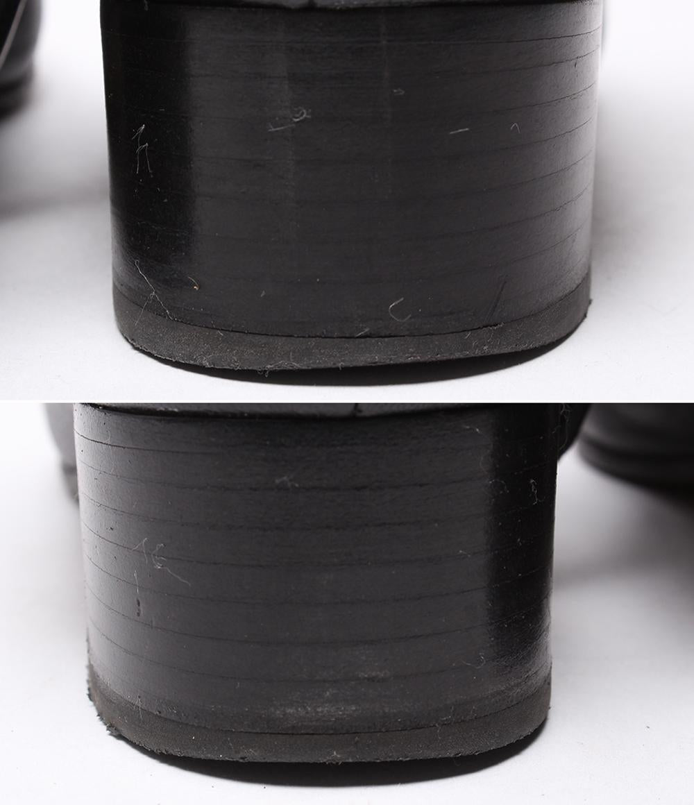 CHANEL ショートブーツ サイドファスナー パール マトラッセ ゴールド金具 G34074 レディース SIZE 38 (24cm) シャネル