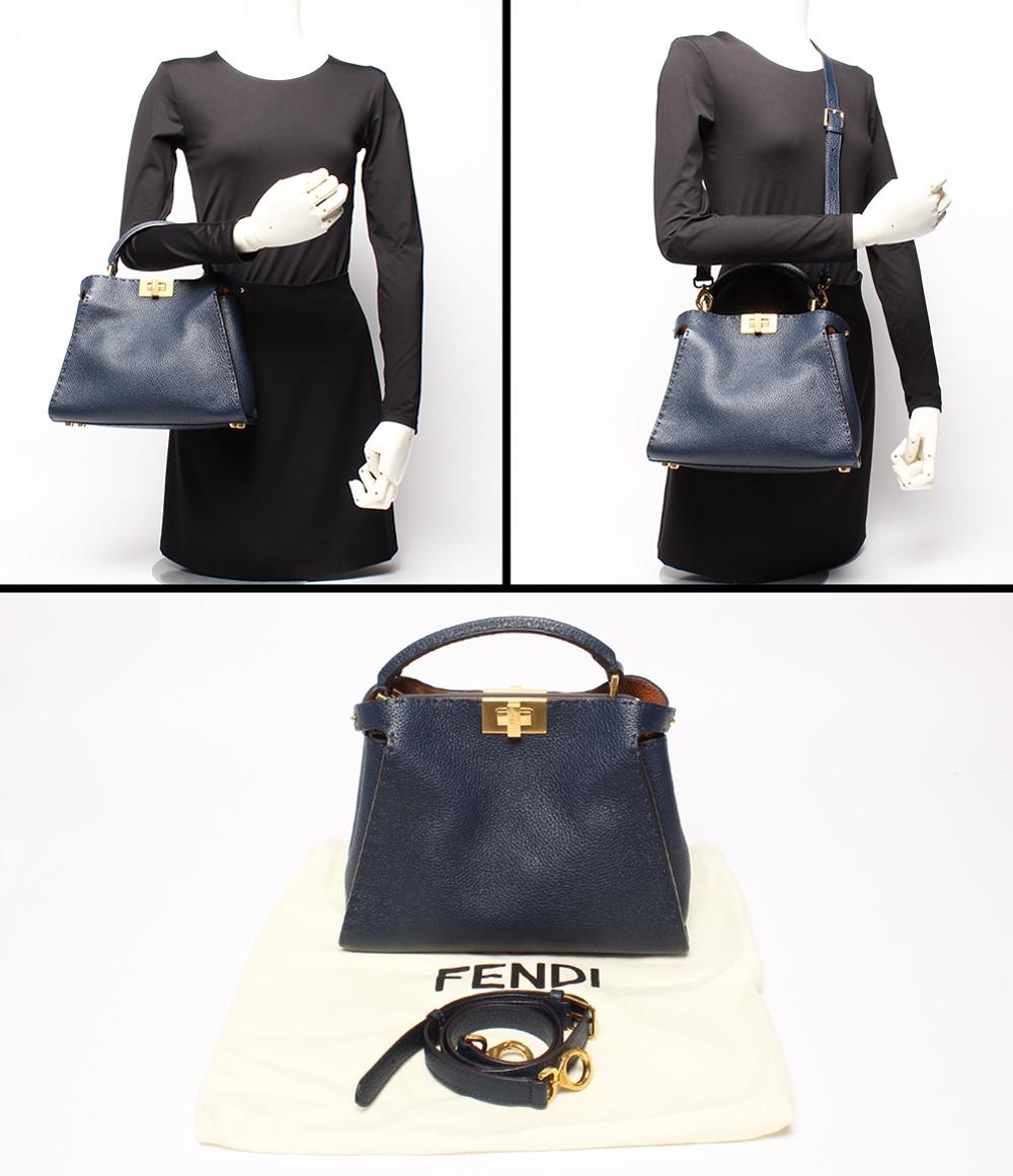 フェンディ 2wayハンドバッグ ショルダーバッグ 斜め掛け ピーカブー スモール レディース FENDI