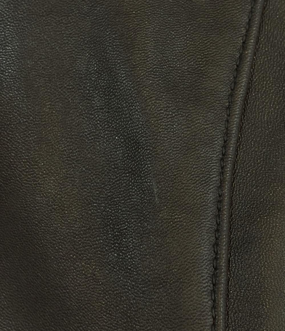 美品 ジョーンズニューヨーク レザージャケット レディース SIZE S (S) JONESNEWYORK