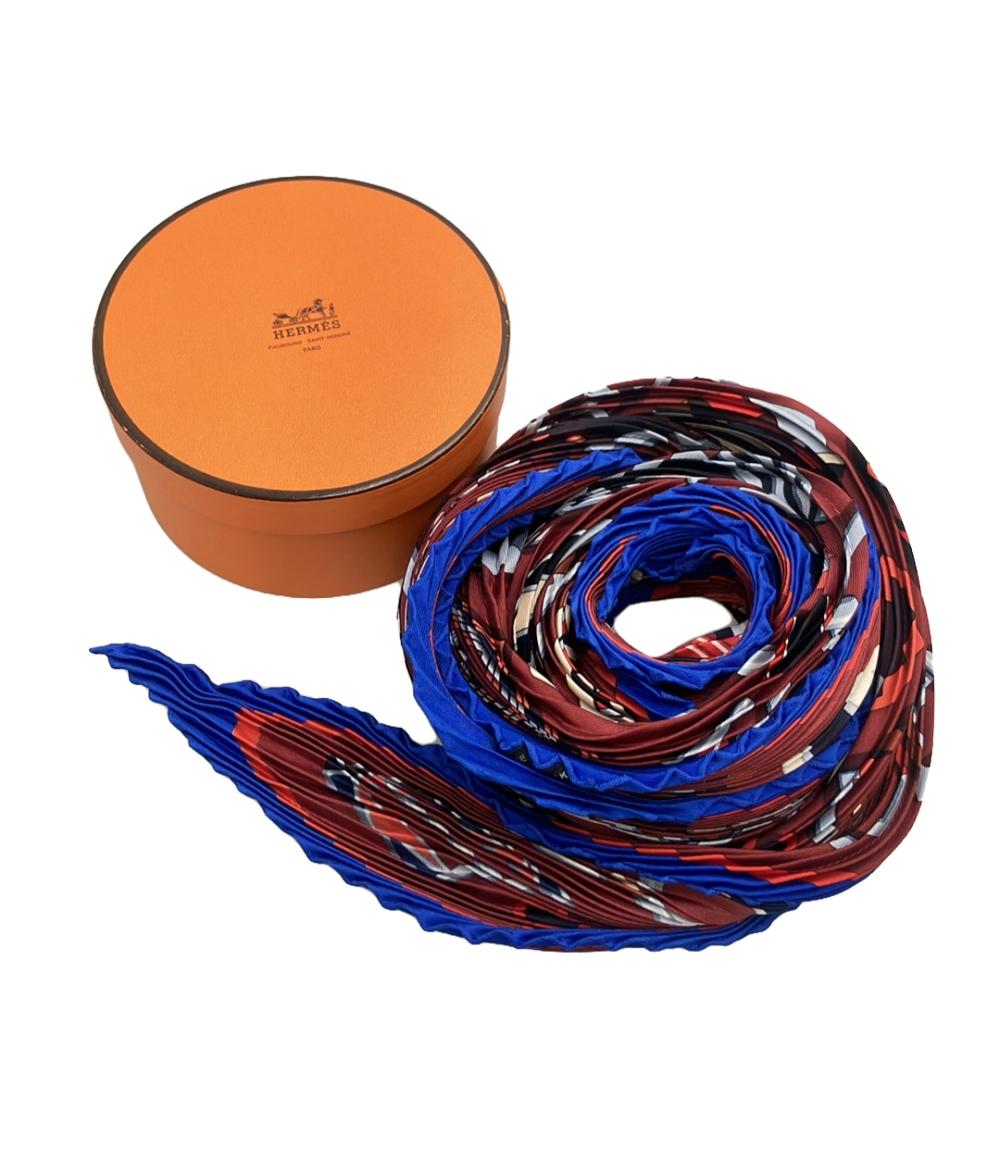 美品 エルメス スカーフ プリーツカレ Carre en BOUCLES レディース HERMES