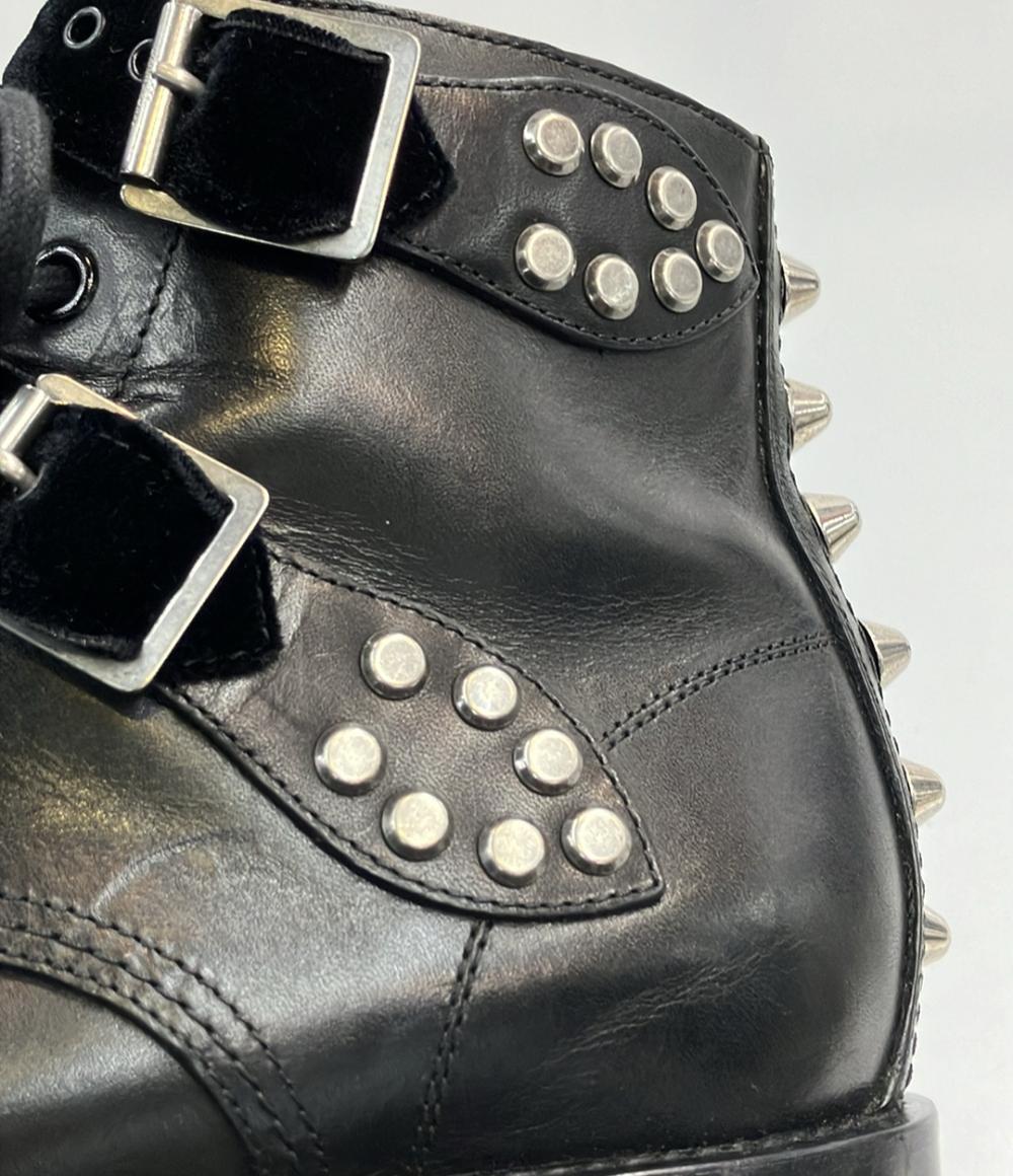 SAINT LAURENT レースアップブーツ レディース SIZE 38 25.0(cm) サンローラン