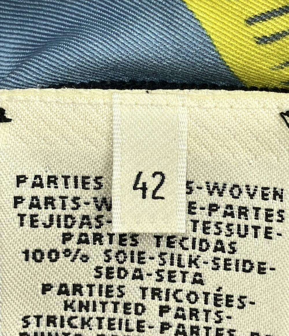 美品 エルメス ツイルレーヌ 半袖ニット レディース SIZE 42 (M) HERMES