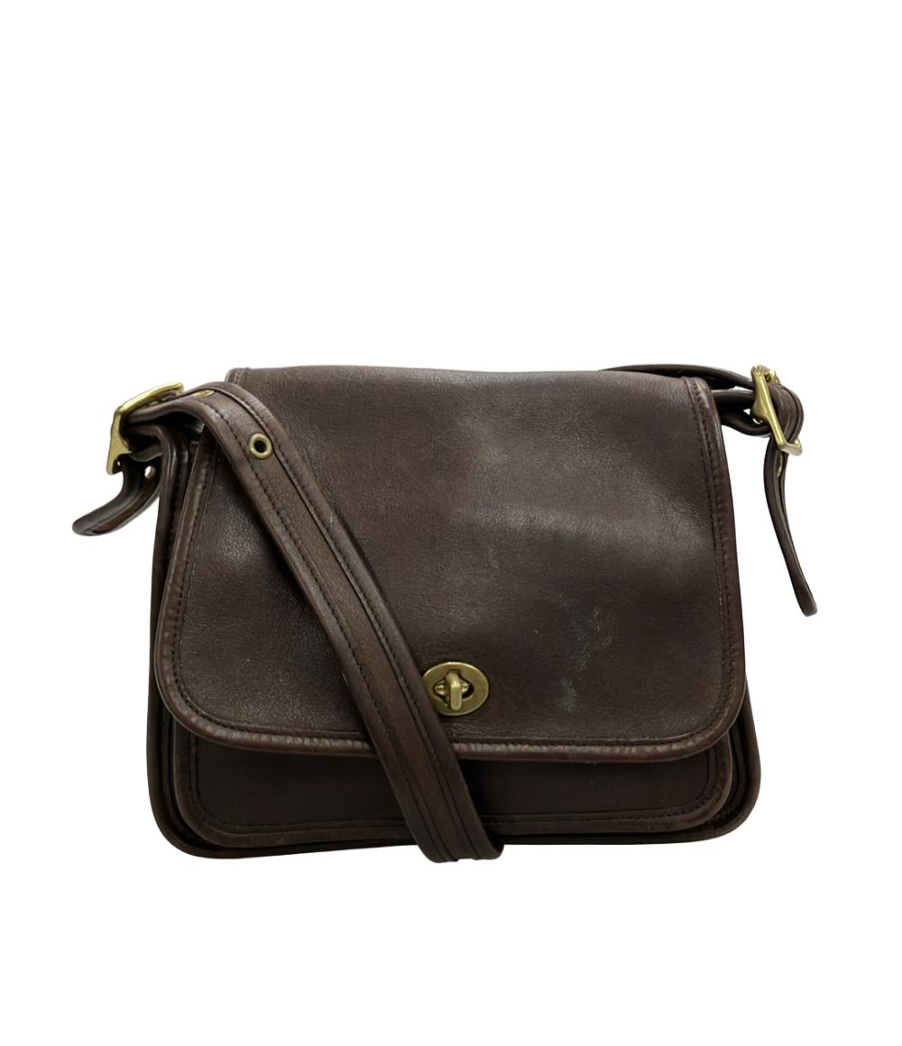 COACH ショルダーバッグ レザー クロスボディ 斜め掛け ヘリテージ 茶色 COACH ショルダーバッグ 斜め掛け レザー 9061 レディース コーチ