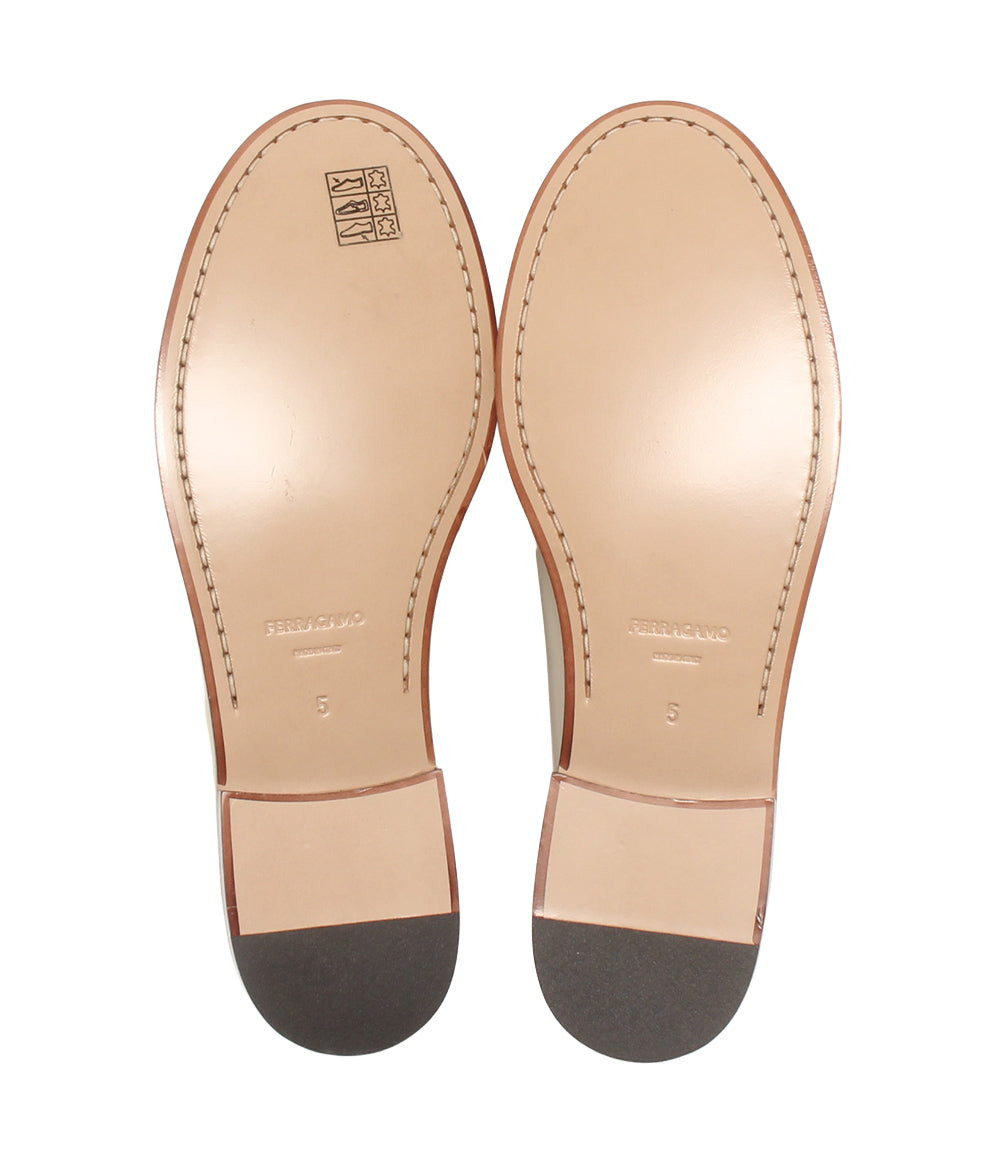 美品 FERRAGAMO ローファー レディース SIZE 5 フェラガモ